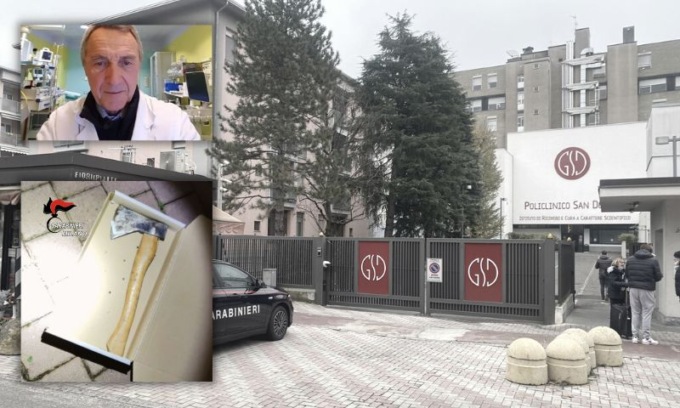 Colpisce con un’accetta il medico a San Donato: morto il dottor Falcetto. Ha confessato l’aggressore di Rozzano