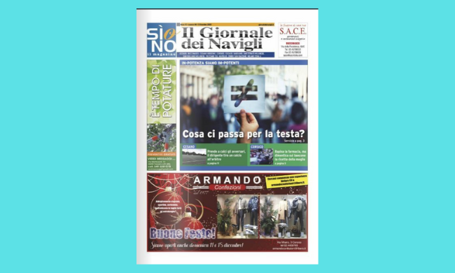 Ecco l’edizione cartacea de il Giornale dei Navigli online