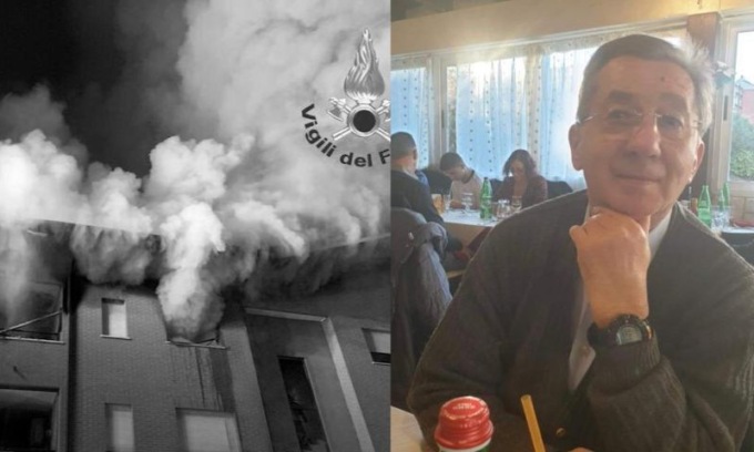 Morto nell’incendio dentro casa a Buccinasco, il ricordo per Renato Baesso: “Uomo straordinario”