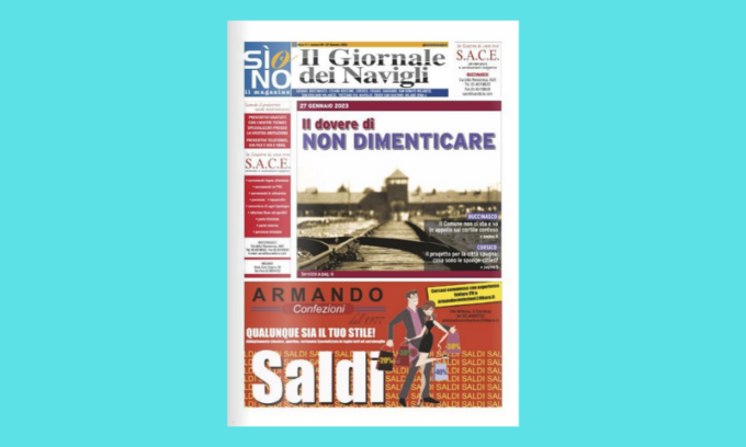 Ecco l’edizione cartacea de il Giornale dei Navigli online