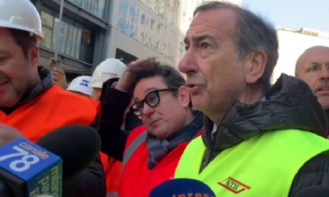 Sopralluogo ai cantieri M4, Sala: “La M6 è un sogno, prima mettere in sicurezza le altre tratte”