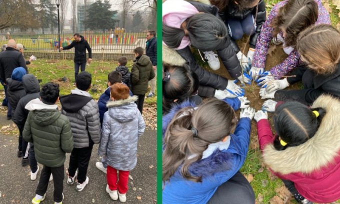All’Istituto Comprensivo Leonardo da Vinci nasce un bosco didattico
