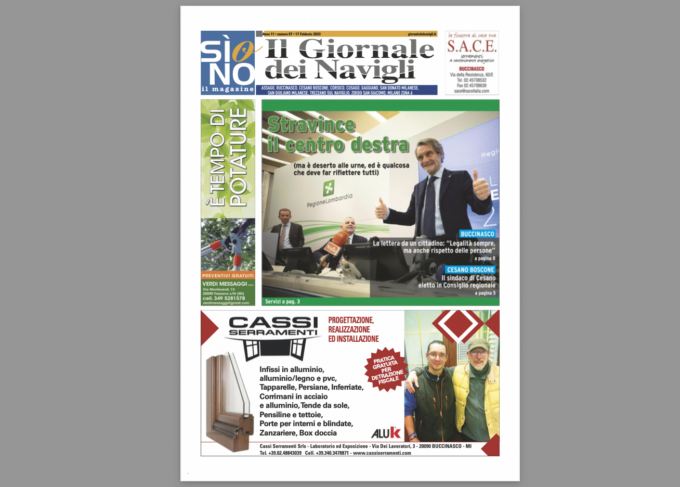 Ecco l’edizione cartacea de il Giornale dei Navigli online