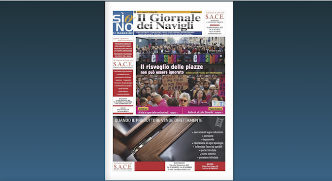 Ecco l’edizione cartacea de il Giornale dei Navigli online