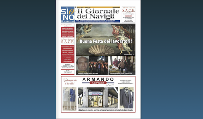 Ecco l’edizione cartacea de il Giornale dei Navigli online