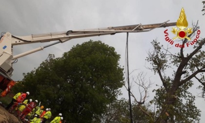 Cade il cestello della gru mentre potano albero al Golf Club Mirasole: due operai morti, un altro in condizioni disperate