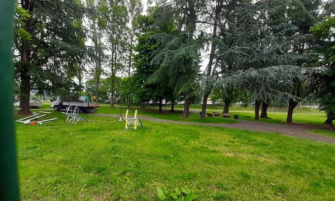Al via i lavori per una nuova area fitness al parco del Noce di Trezzano