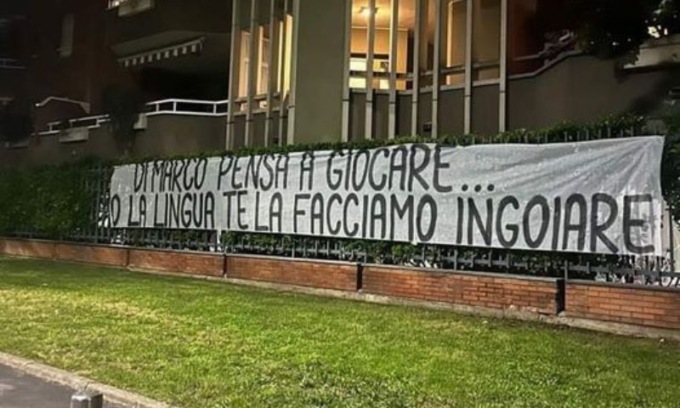 Minacce sotto casa di Dimarco dopo l’esultanza a fine derby: “la lingua te la facciamo ingoiare”
