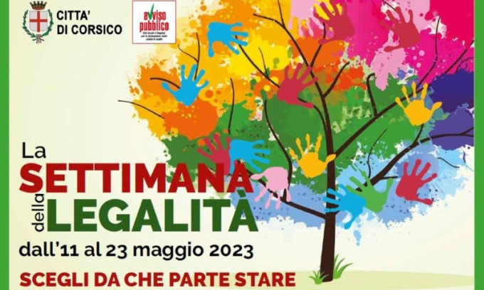 “Scegli da che parte stare”, a Corsico arriva la Settimana della Legalità