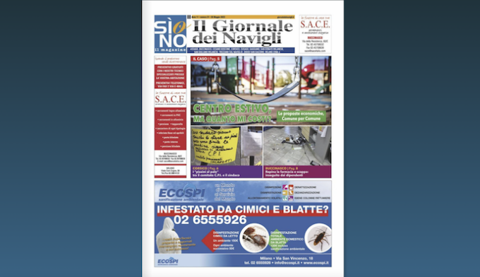 Ecco l’edizione cartacea de il Giornale dei Navigli online