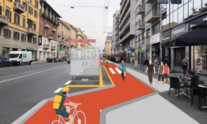 Milano, in corso Buenos Aires iniziano i lavori per la nuova pista ciclabile