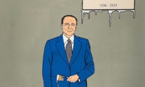 E' stato rimosso nel quartiere Isola a Milano il murale con il ritratto di Silvio Berlusconi