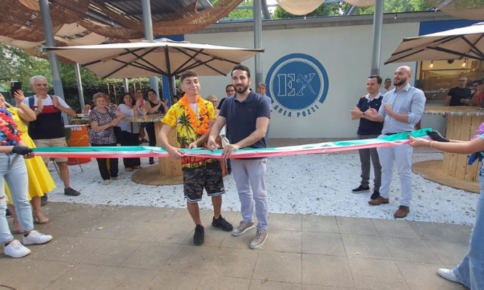 Corsico, inaugurato il bar del parco ex Pozzi