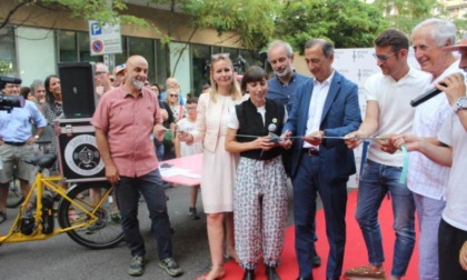 Beppe Sala presente alla festa per i dieci anni di Upcycle Milano Bike Café