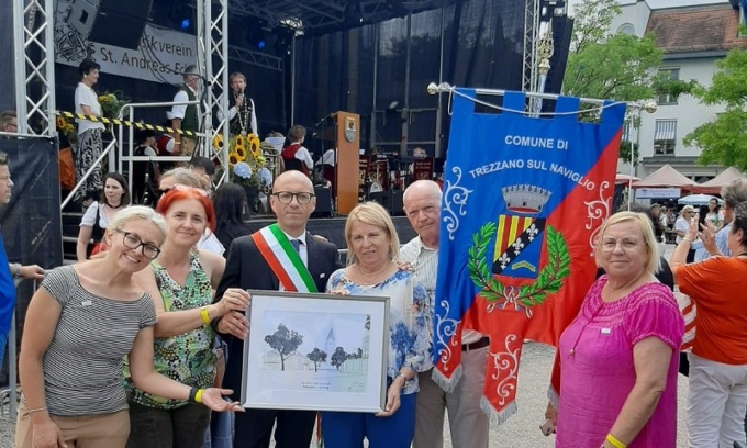 Il sindaco Bottero guida la delegazione in visita a Eching che compie 1250 anni