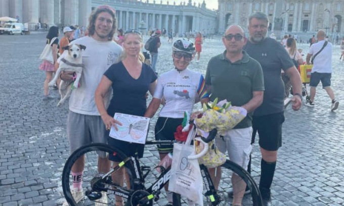 800 km in 44 ore: il nuovo record di Anna Mei per sostenere i Bambini Farfalla