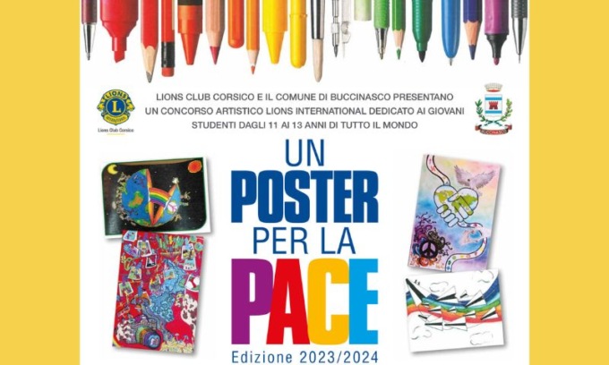 “Un poster per la pace”: a Buccinasco il concorso con i Lions Club Corsico
