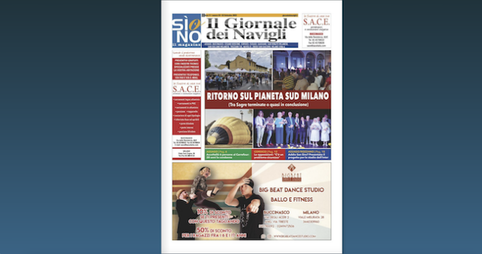 Ecco l’edizione cartacea de il Giornale dei Navigli online