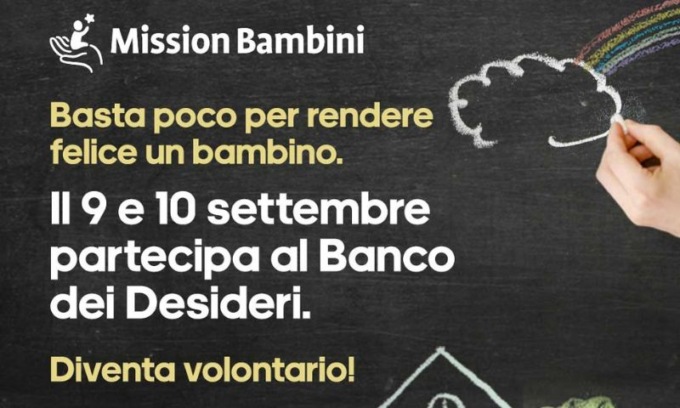 Quaderni e penne in regalo ai bambini in difficoltà: nuova edizione del Banco dei Desideri