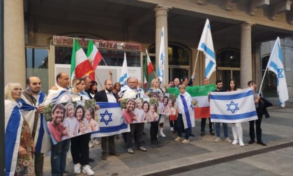 Al Memoriale della Shoah un presidio di solidarietà per Israele