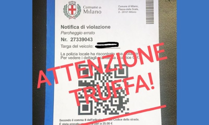 La polizia locale di Milano lancia l’allarme sulla nuova truffa delle multe lasciate sui parabrezza delle auto