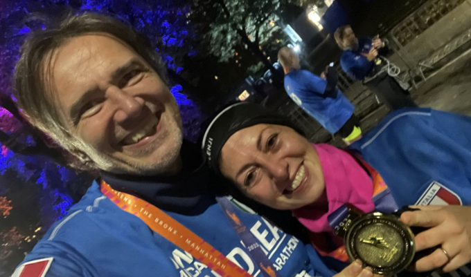 Maratona di New York: Simona e Andrea realizzano il loro sogno