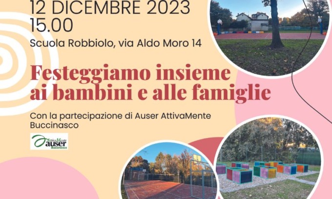 Domani l’inaugurazione del nuovo giardino della scuola primaria Robbiolo