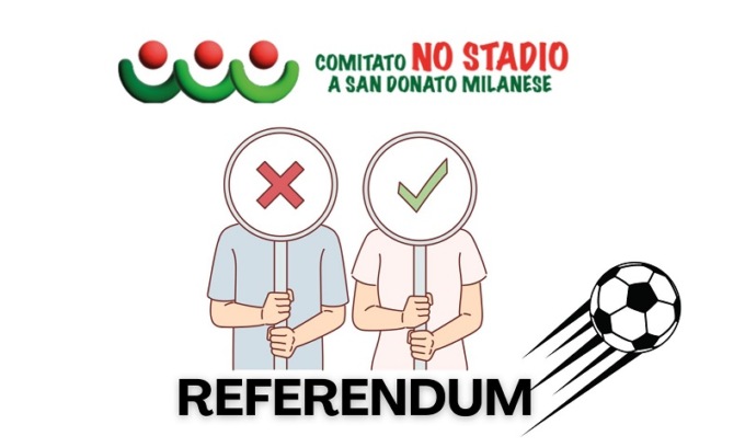 Stadio Milan a San Donato, “Comitato No Stadio” deposita in Comune la richiesta di referendum
