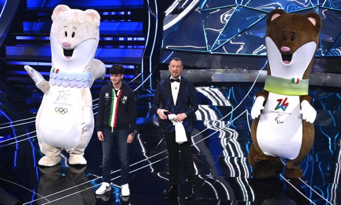 Svelate a Sanremo le due simpatiche mascotte di Milano Cortina 2026: ecco Tina e Milo