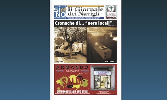 Ecco l’edizione cartacea de il Giornale dei Navigli online n.8 del 2024
