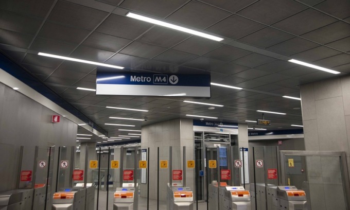 Da mercoledì 3 aprile la M4 è chiusa per una settimana: i treni sostituiti da bus