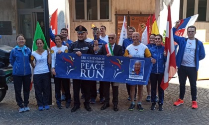E' partita da Cesano la tappa italiana della fiaccolata a staffetta internazionale “Peace Run”