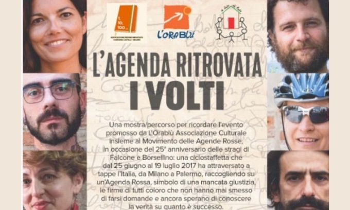 La mostra itinerante “L’agenda ritrovata. I volti” fa tappa alla biblioteca di Buccinasco