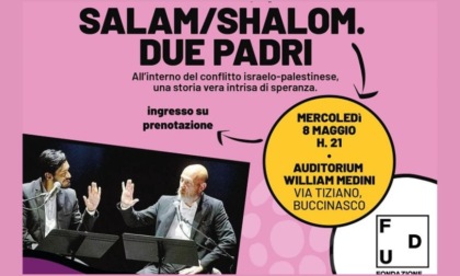 A Buccinasco va in scena lo spettacolo-testimonianza “Sālam/Shalom. Due padri”