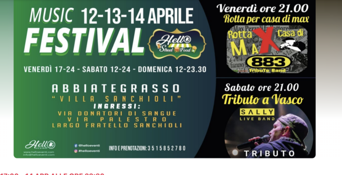 Cresce l’attesa per la prima Festa della Musica di Abbiategrasso: tribute band e street food