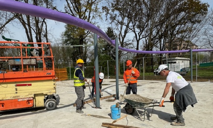 Quasi pronto a Rozzano il nuovo parco sportivo cittadino