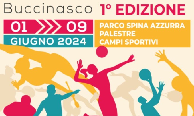 Tutto pronto a Buccinasco per la prima edizione della Festa dello Sport in programma dall’1 al 9 giugno