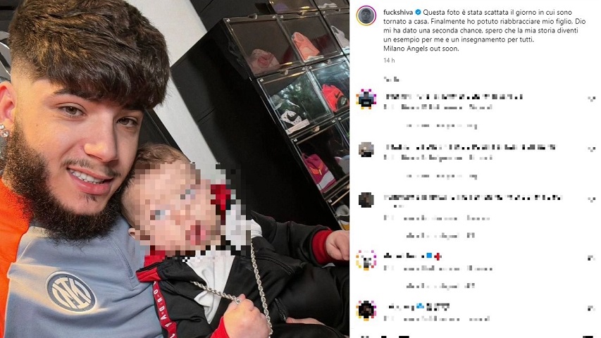 Shiva torna sui social: