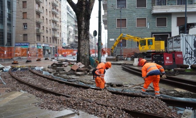 Continuano i lavori di via Lancetti a Milano