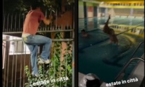 Dedelate fa un bagno abusivo alla piscina Bacone di Milano: il nuovo raid notturno del giovane climber