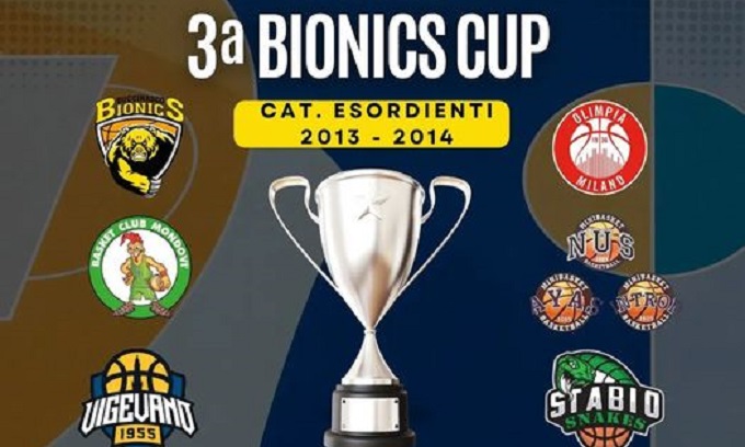 Il torneo nazionale di minibasket “3° Bionics cup” domenica 15 settembre a Buccinasco
