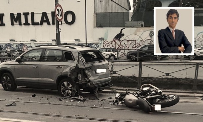 E’ Paolo Neroni, avvocato di Gaggiano il motociclista morto nell’incidente in via Lodovico il Moro