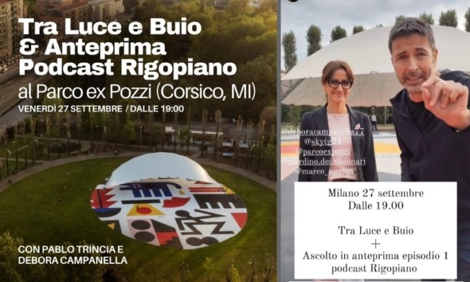Pablo Trincia alla ex Area Pozzi di Corsico per una nuova serata di “Tra luce e buio”
