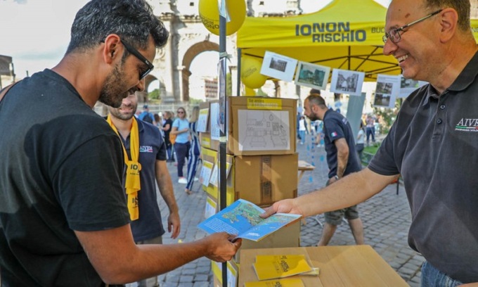 La campagna di buone pratiche di Protezione Civile “Io non rischio” a Buccinasco con i volontari di tutto il sudovest