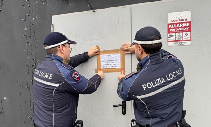 Discoteca abusiva a Rozzano chiusa da polizia locale e carabinieri