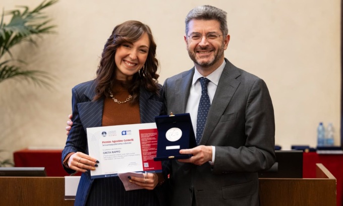 Importante riconoscimento dall’Università Cattolica per Greta Rappo, la cusaghese premiata tra i migliori laureati dell’ateneo