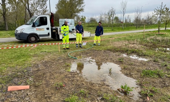 Oasi naturalistica La Sorgiva: da MM un gesto che fa bene al cuore… e al rospo smeraldino
