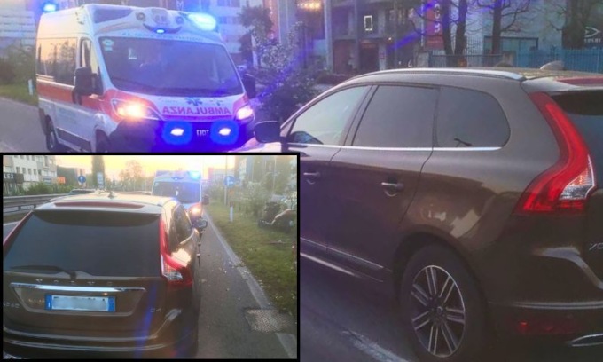 Incidente tra auto e moto: ferito 35enne