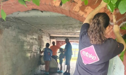 Retake Day: ripulito il sottopasso di Spina Azzurra dai volontari di Buccinasco