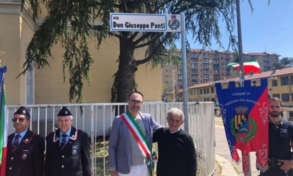 Inaugurata a Trezzano la via dedicata a don "Peppino" Giuseppe Ponti